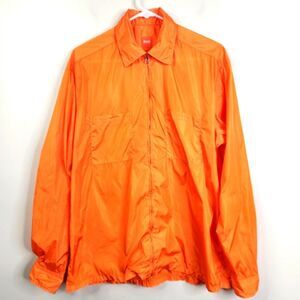Boss Hugo Boss Mens Italian Made Dual Chest Pocket Full Zip Windbreaker Jacket M